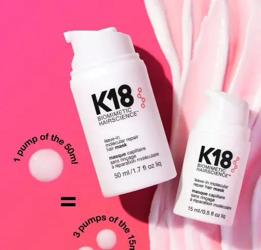 K18 Leave-In Molecular Repair Hair Mask (15ml)